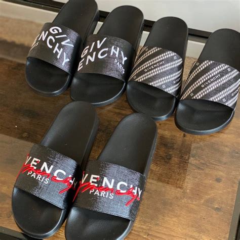 mens givenchy slides fake|givenchy platform slides.